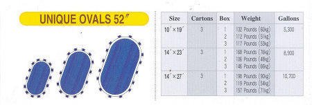 above ground oval pools